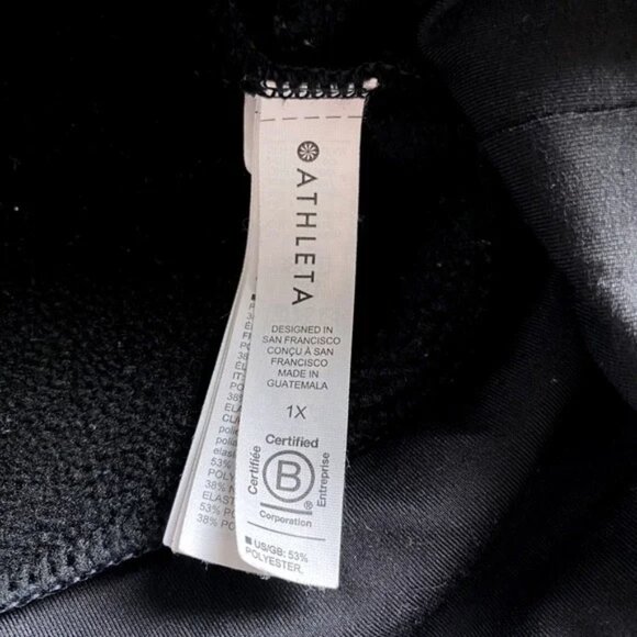 Athleta Altitude Polartec Half‎ Zip Pullover Sweatshirt I Size 1X - Picture 10 of 10